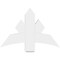 Ekena Millwork Alberta Architectural Grade PVC Gable Bracket, 36"W x 24"H x 4"D x 6"F, 16/12 Pitch GBP036X24X0406ALB00 - alternate 4